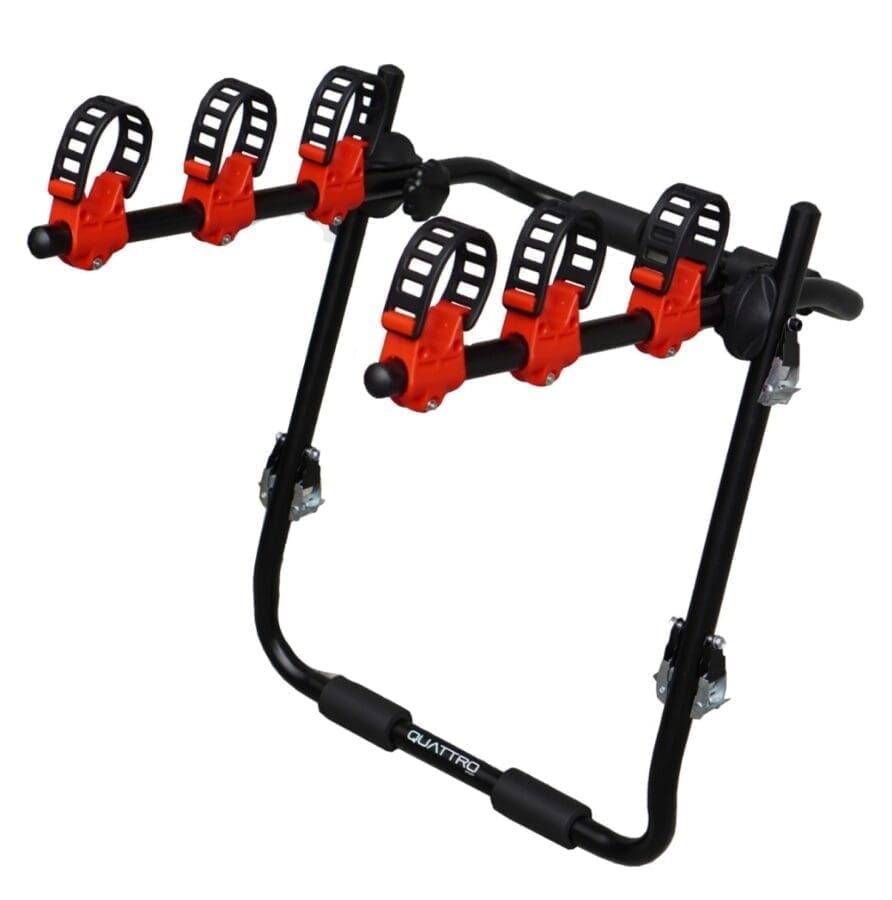 Rack de Cajuela Quattro Sport Colorado 3 bicicletas Negro