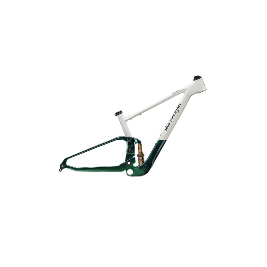 Cuadro Lee Cougan Crossfire Trail Boreal S (detalle de pintura en tubo de direccion)