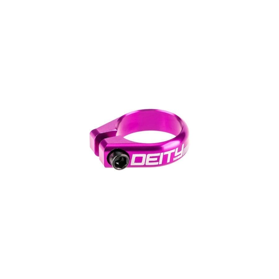 Abrazadera de asiento Deity 31.8mm Morado