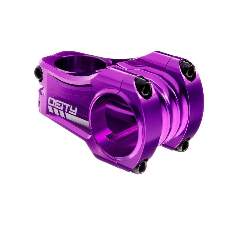 Poste de manubrio Deity Copperhead 35mm Largo 50mm Morado