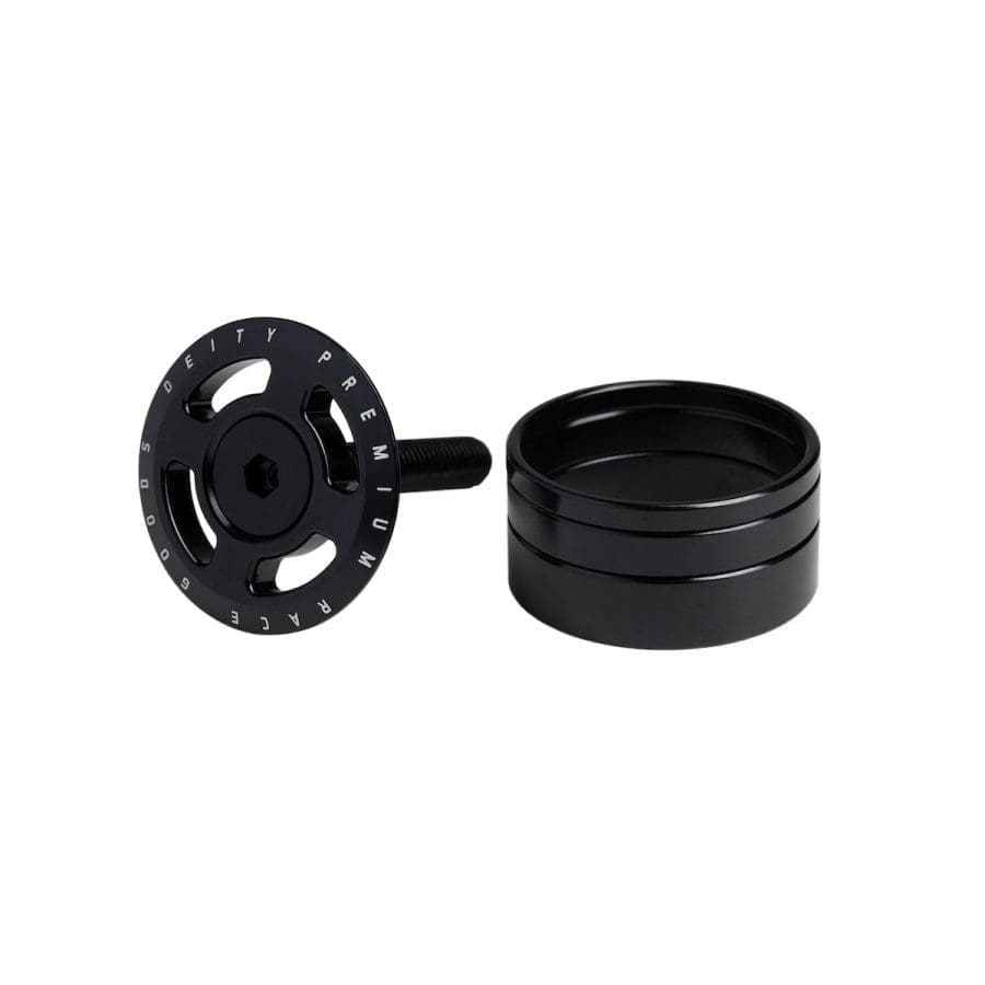 Tapa de Potencia Deity Crosshair Negro