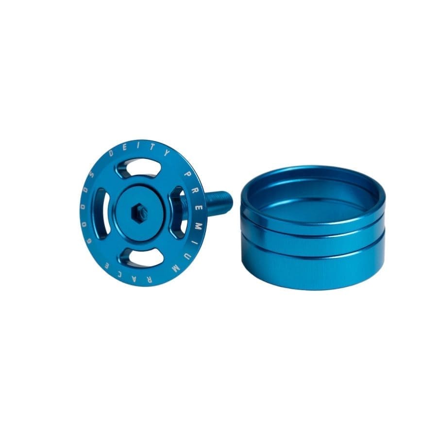 Tapa de Potencia Deity Crosshair Azul
