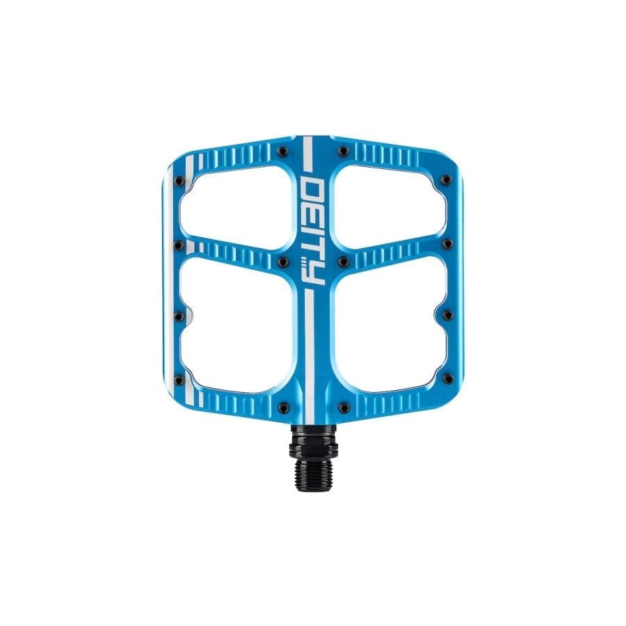 Pedales Deity Flat Trak Azul