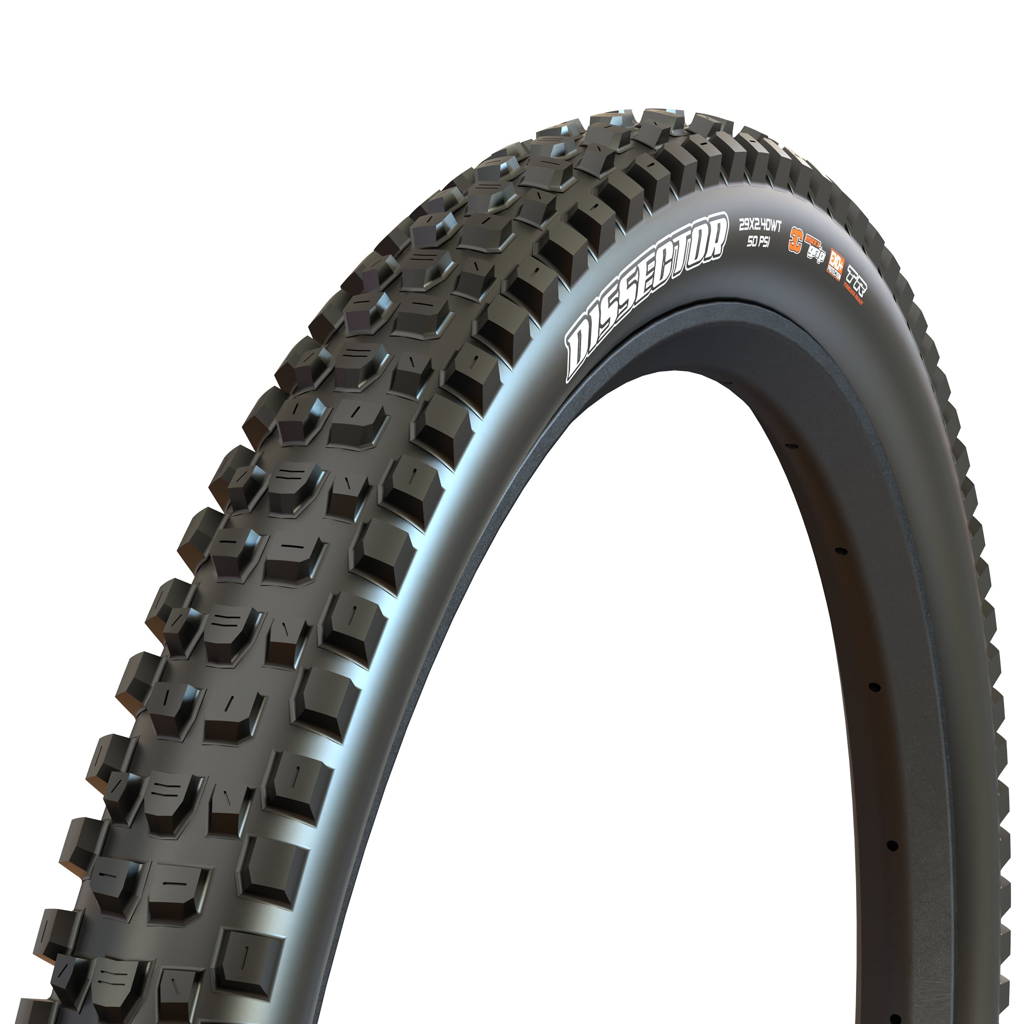 Llanta Maxxis Dissector V2 – 29×2.40 / Plegable / Negro / 60 TPI / 3ct/EXO/TR