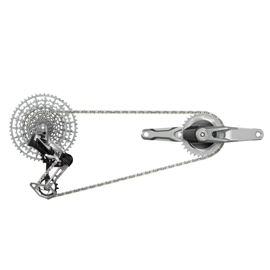 Grupo SRAM Eagle AXS Transmission 1987 Collection Silver Potenciometro 170mm 34T