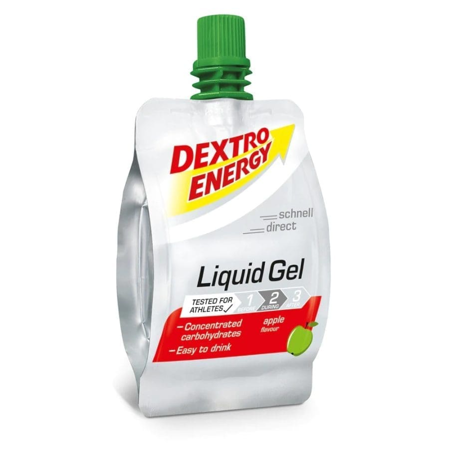 Dextro Energy Liquid Gel Apple 60 Caja c/18pz