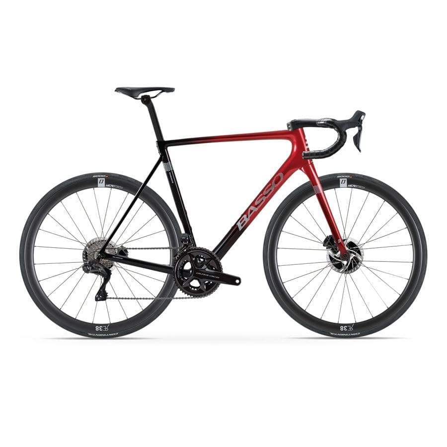 Bicicleta Basso Diamante Disc Candy Red 53 – Dura-ace Di2 – Microtech RE38