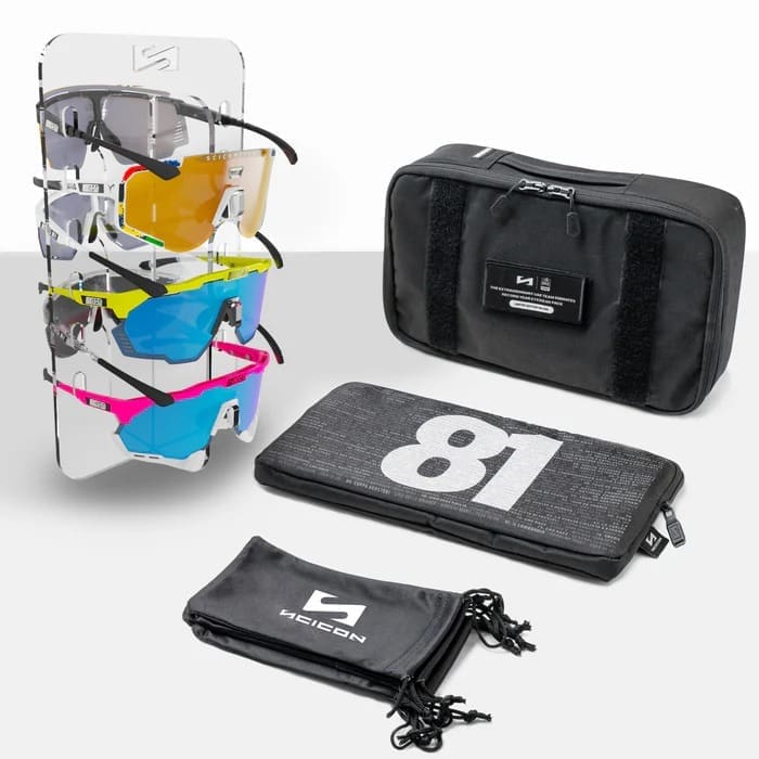 Caja conmemorativa UAE Team Emirates – Tadej Pogacar con 6 lentes