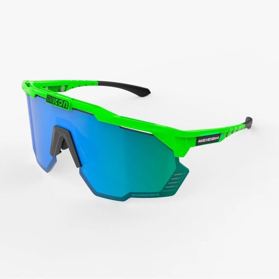 Lentes Scicon Aeroshade Kunken Green Fluo/Multimirror Green