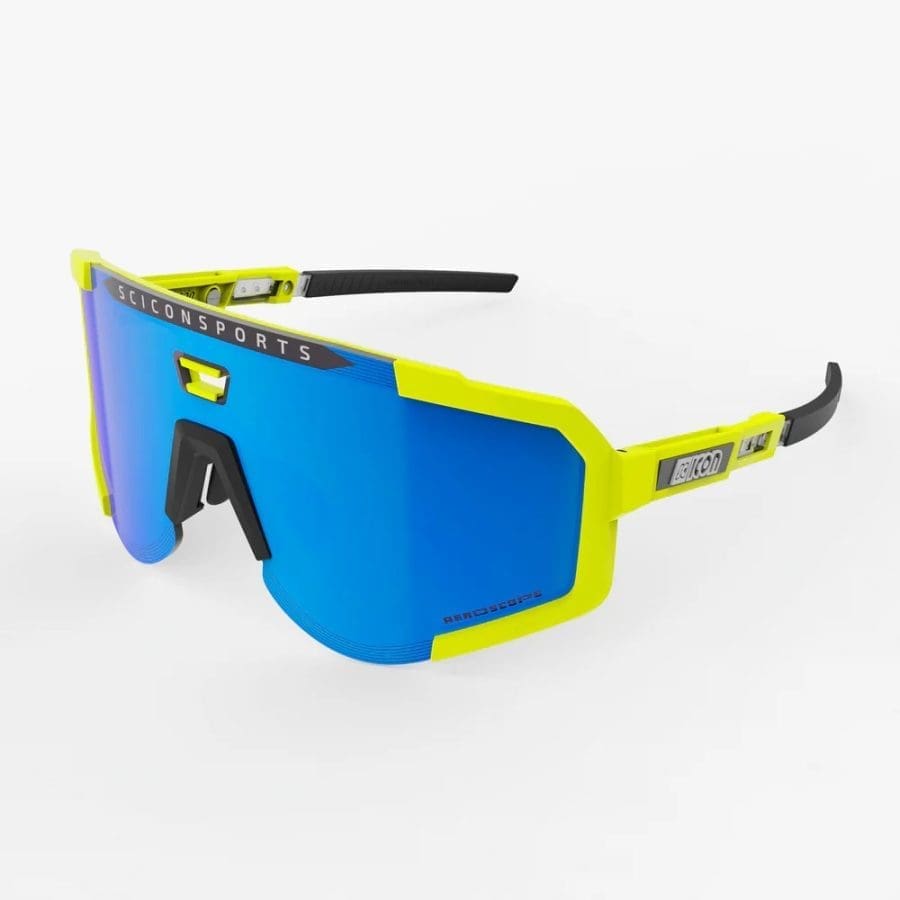 Lentes Scicon Aeroscope Yellow Flou/Multimirror Blue