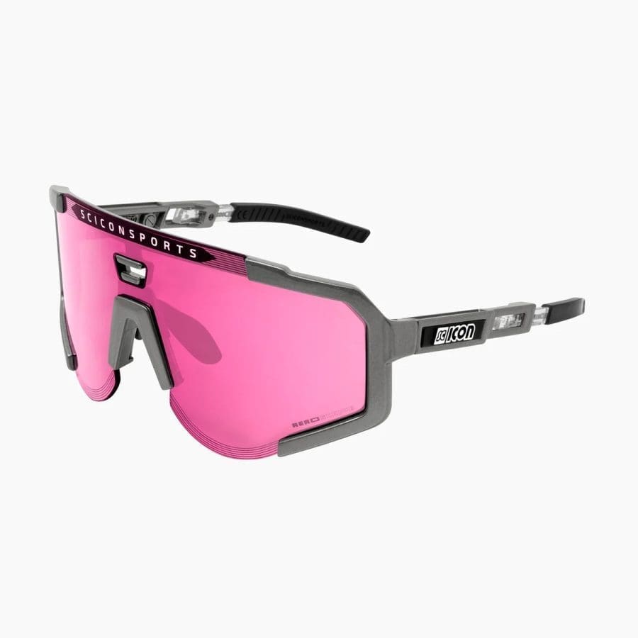 Lentes Scicon Aeroscope Anthracite Grey/Pink + Green Trail
