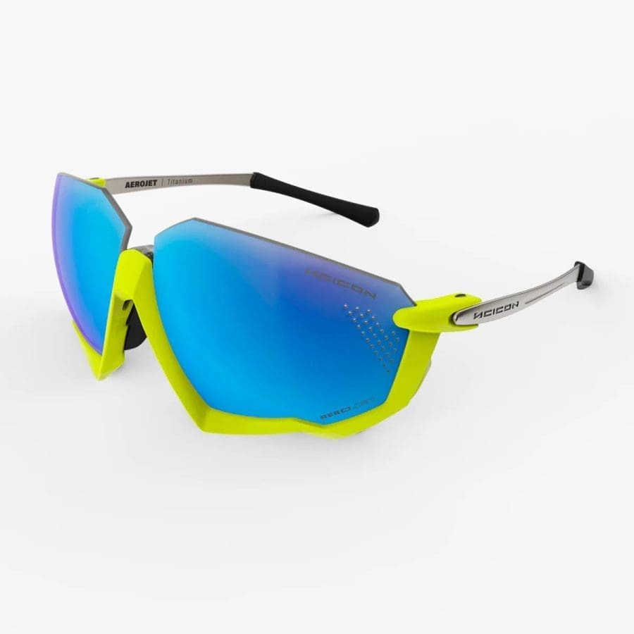 Lentes Scicon Aerojet Flou Yellow/Multimirror Blue