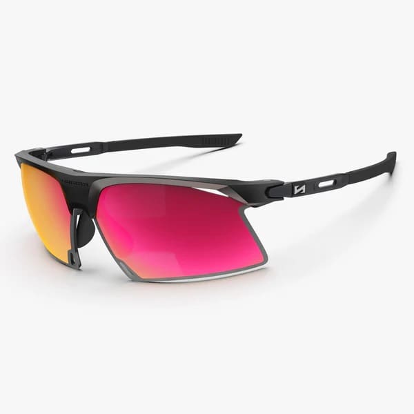 Lentes Scicon Aerobeam Titanium Negro Brillante/Espejo Iridiscente