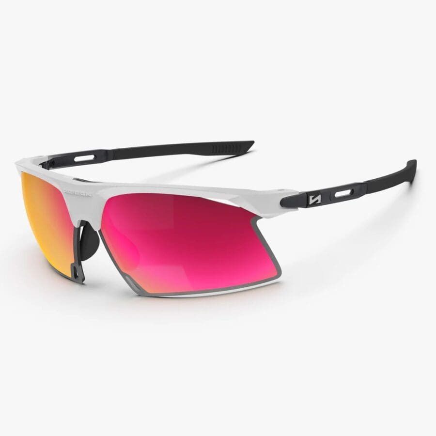 Lentes Scicon Aerobeam Titanium Blanco Opaco/Espejo Iridiscente