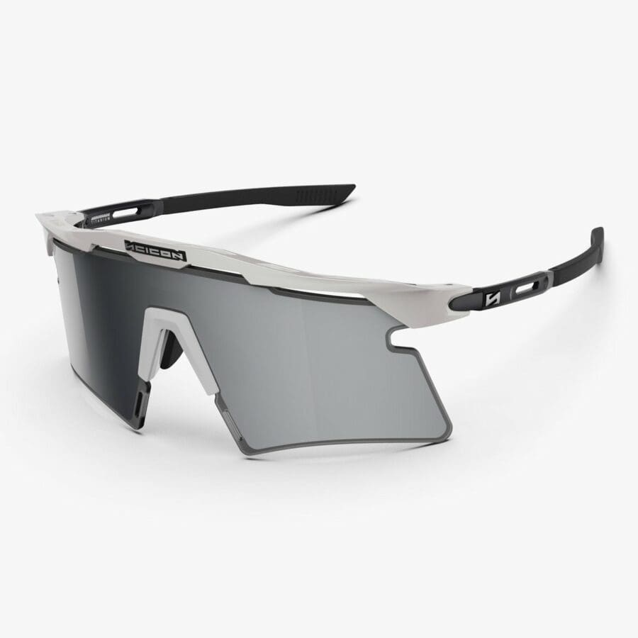 Lentes Scicon Aeroshade 2.0 Titanium Blanco Opaco/Multiespejo Plata