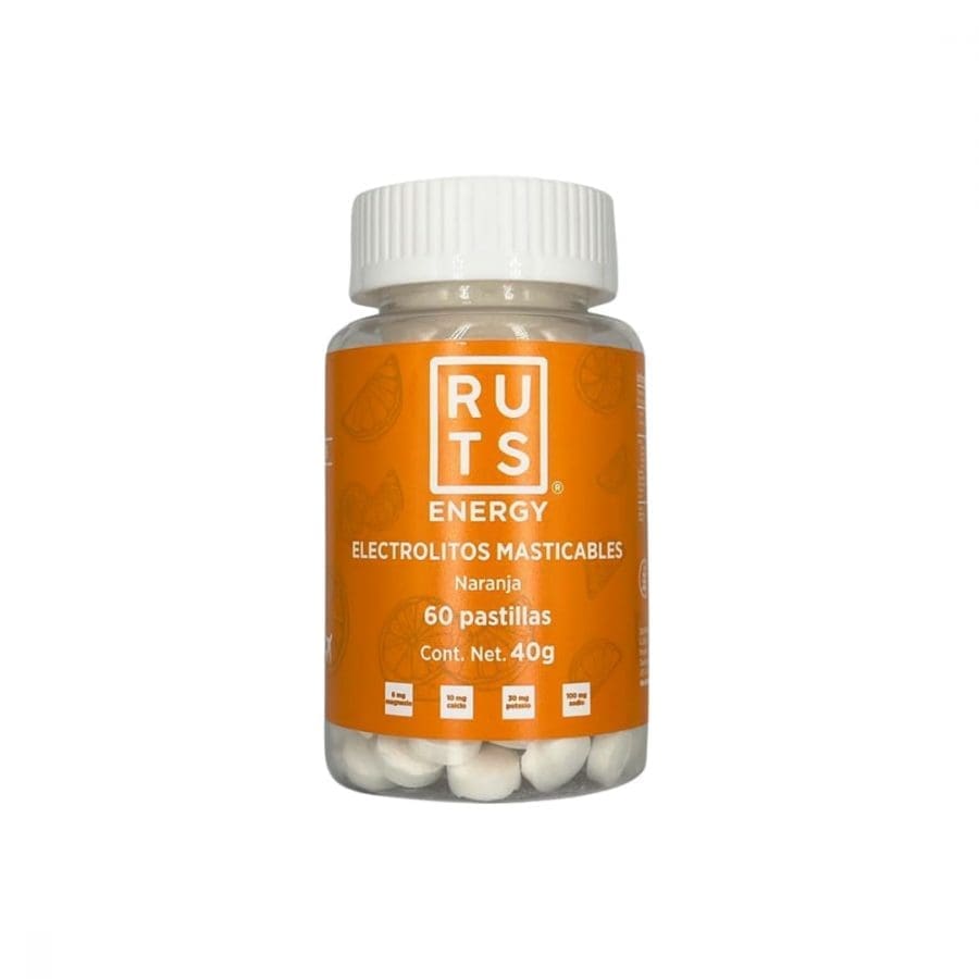 Ruts Energy Electrolitos Masticables Naranja 60 pastillas