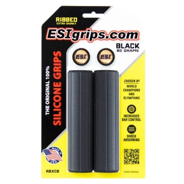 Puños Esigrips Ribbed Extra Chunky Negro
