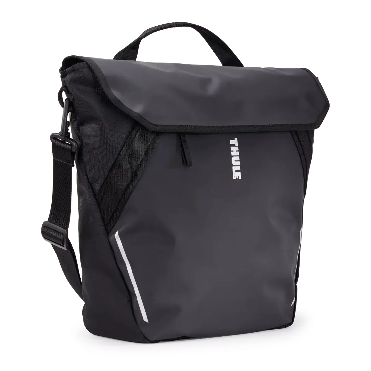 Alforjas Chasm Courier Thule color Negro de 22L con sistema InLock