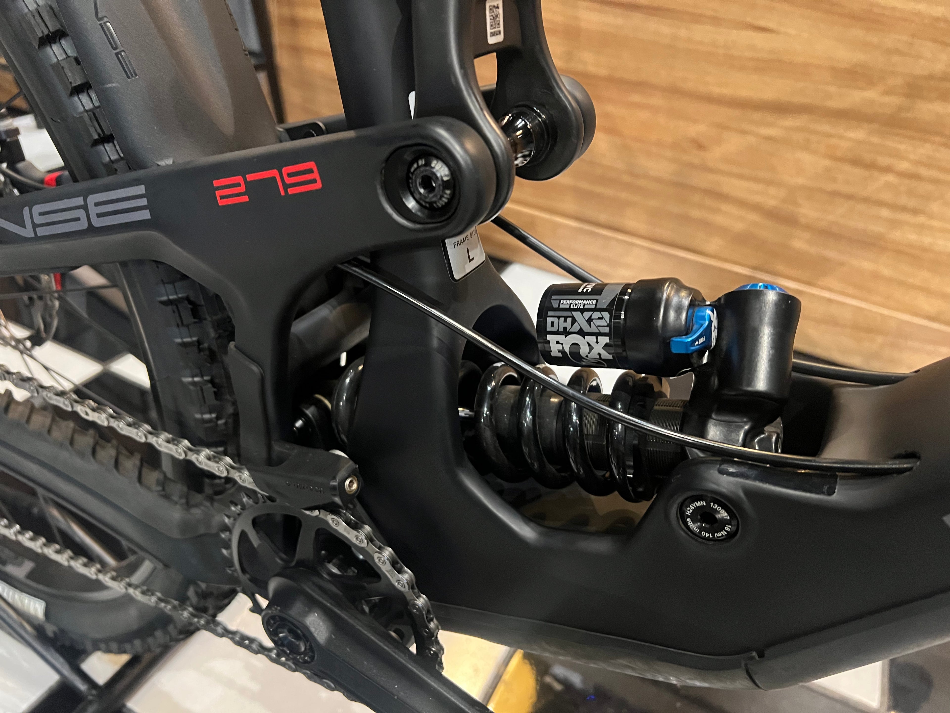 Bicicleta MTB Intense Tracer 279 Satin Black Pro Carbon Talla L