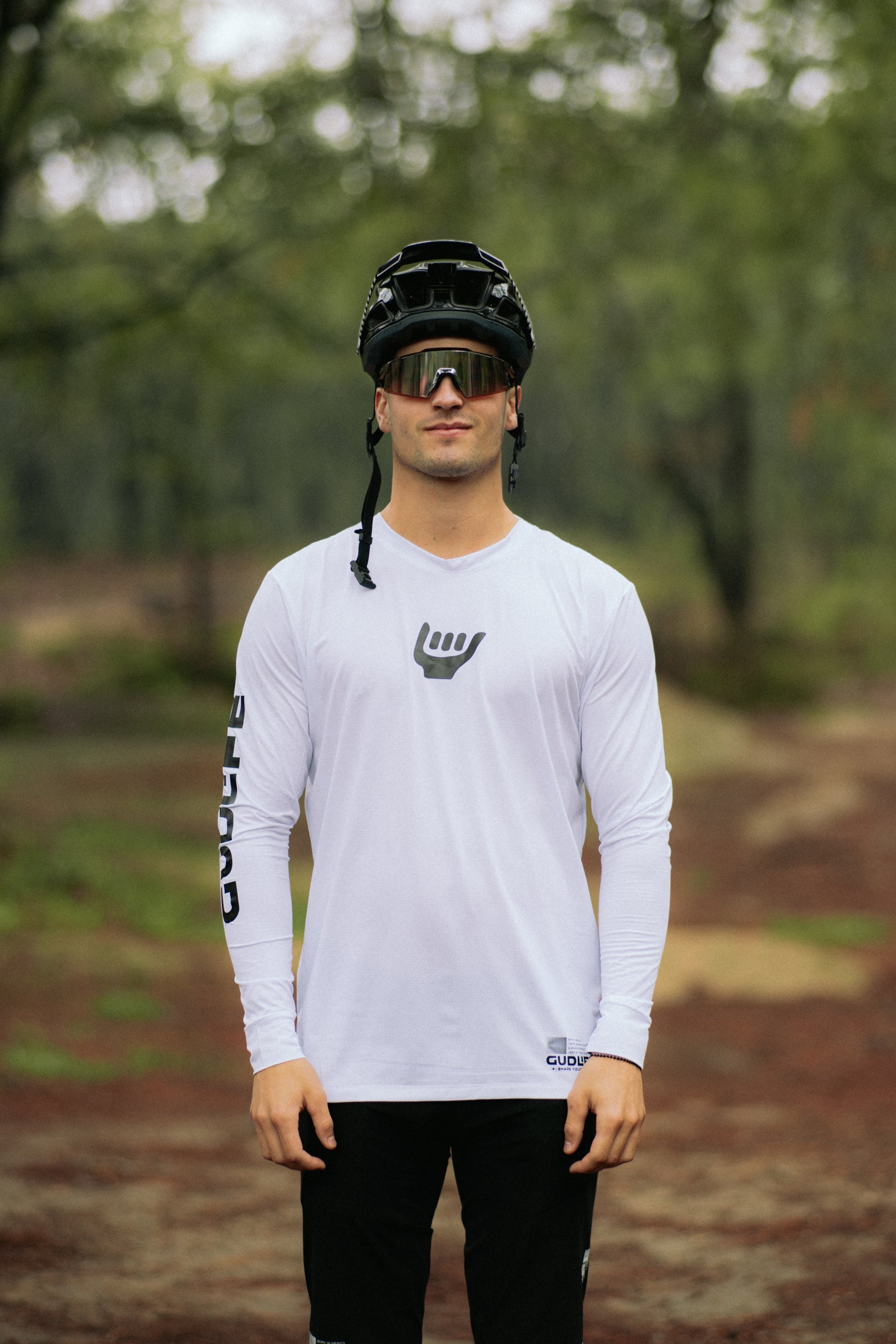 JERSEY MTB GUDLIFE MANGA LARGA PEAK WHITE