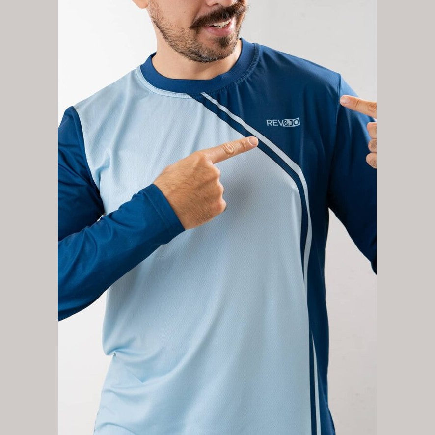 Jersey Azul Hombre