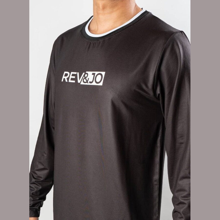 Jersey Negra Hombre