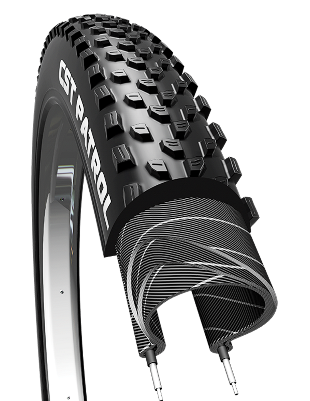 Llanta CST 26X2.10 MTB PATROL Negra 27TPI