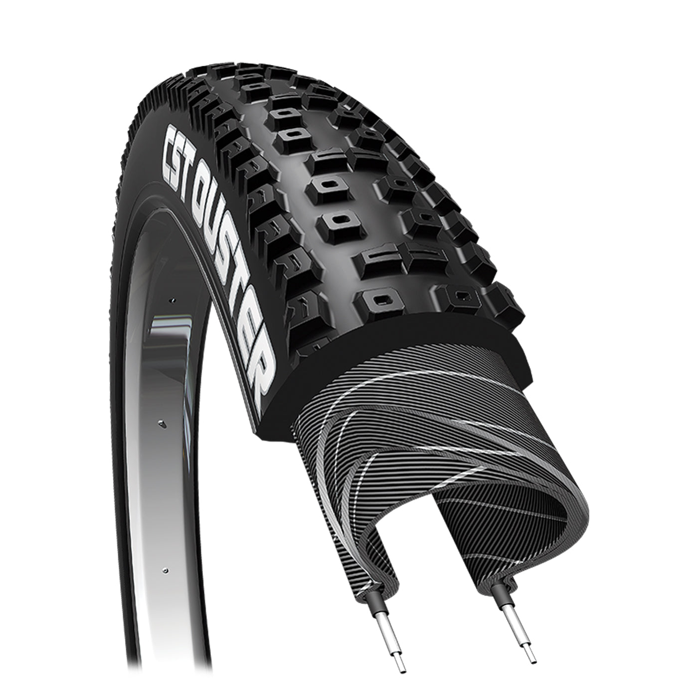Llanta CST 29X2.40 (60-622) MTB OUSTER Negra 60TPI Doblable Tubeless