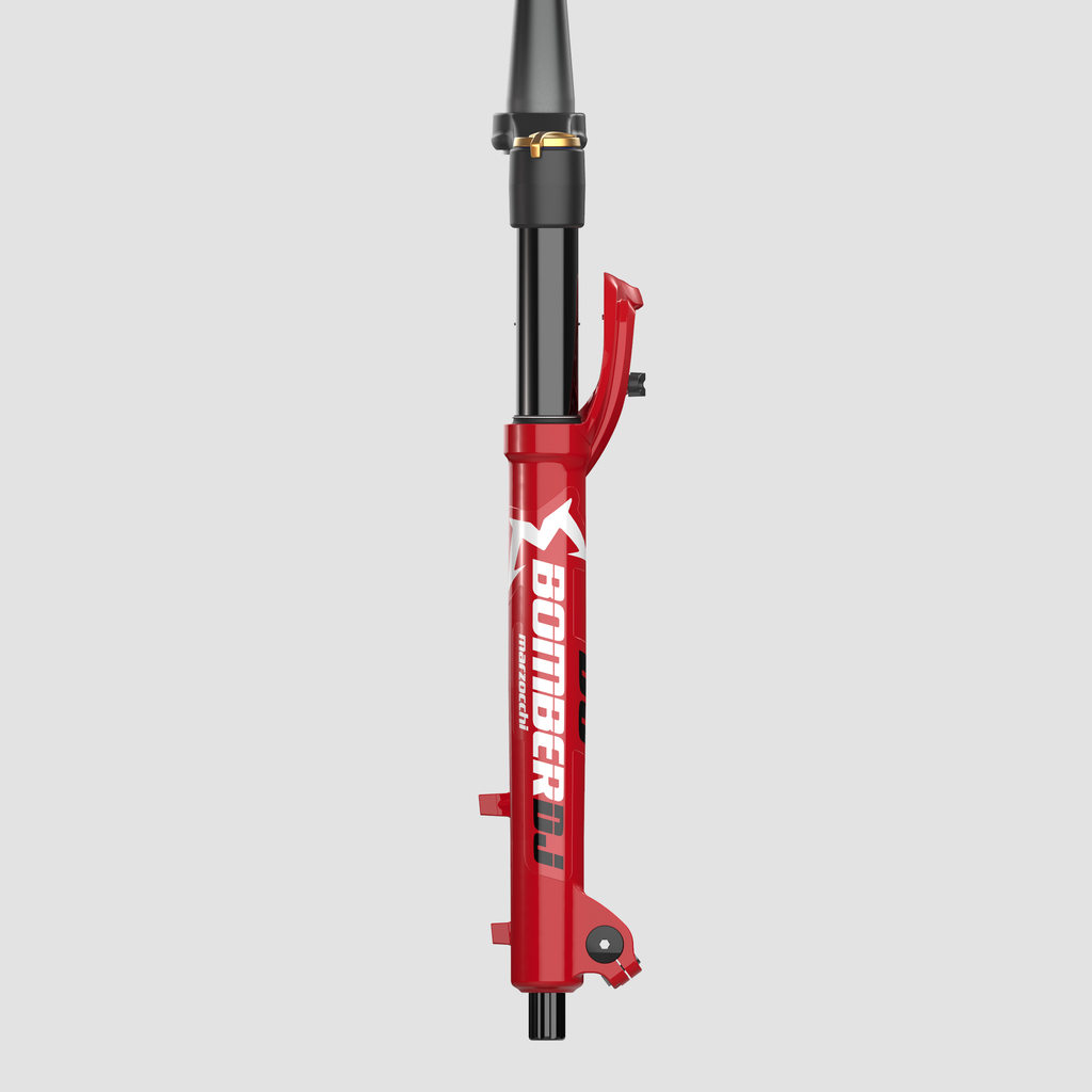 Horquilla Marzocchi DJ, 26", Gloss Red