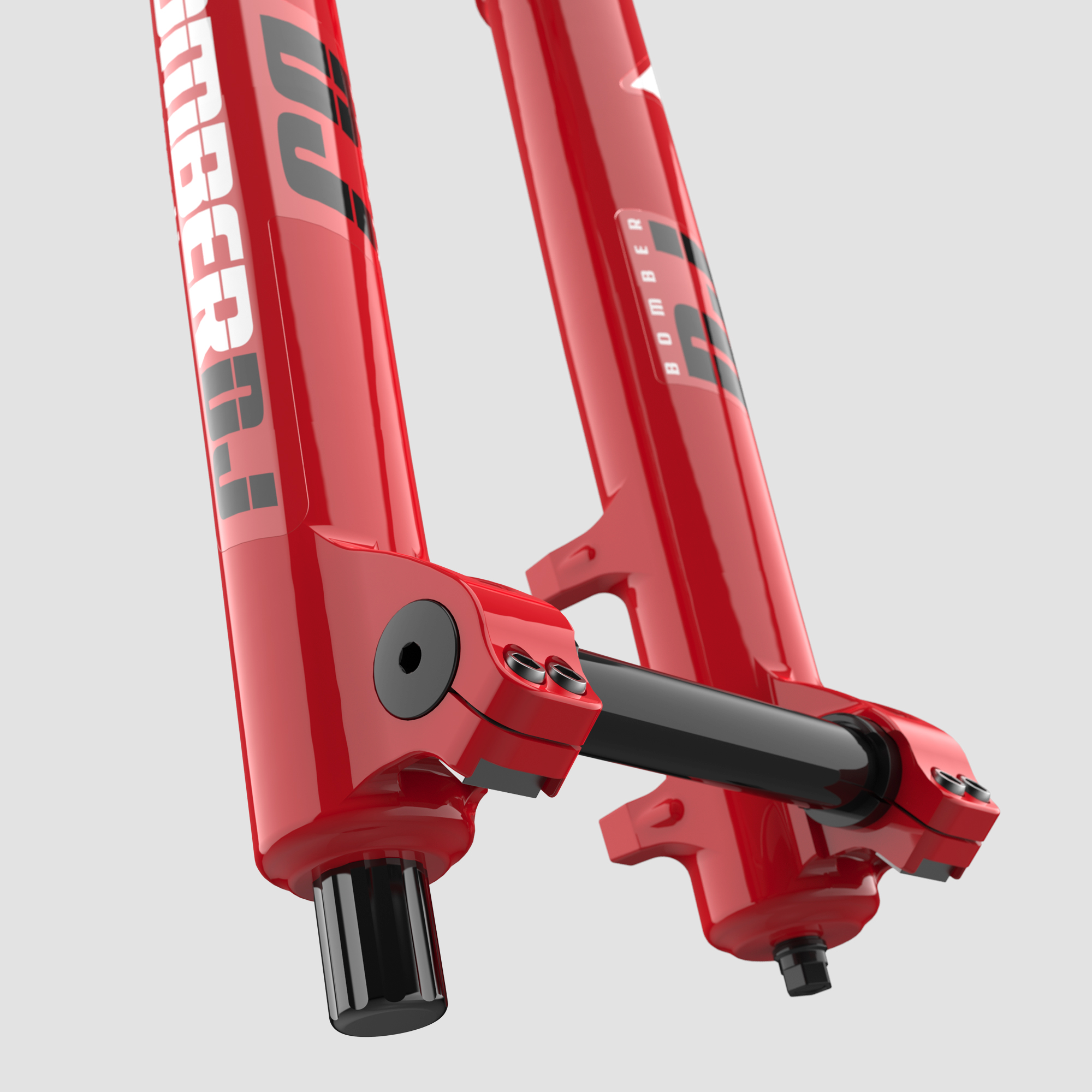 Horquilla Marzocchi DJ, 26", Gloss Red
