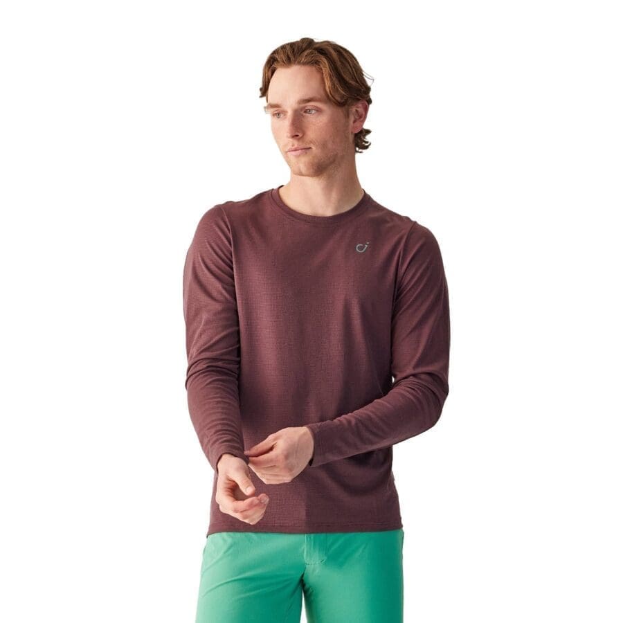Jersey Velocio Delta Trail Manga Larga Huckleberry Medium