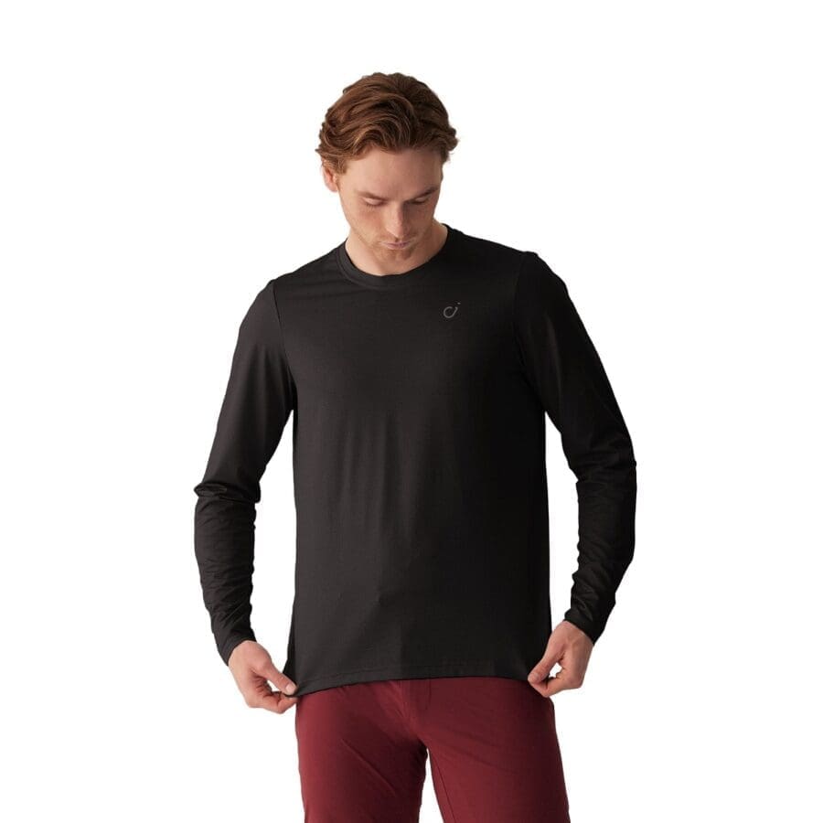 Jersey Velocio Ultralight Manga Larga Black XL