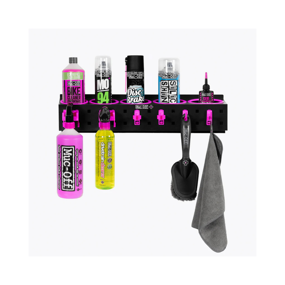 Muc-Off Exhibidor Premium de Botellas para Taller