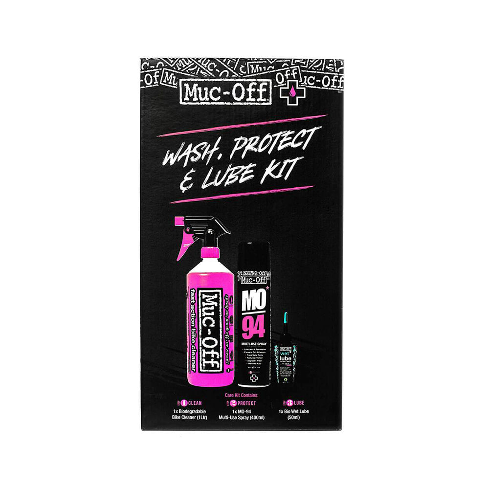 Muc-Off Kit Limpia Protege y Lubrica (Humedo)