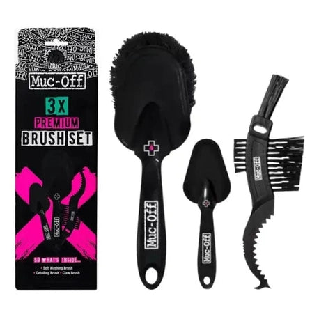 Muc-Off Set de 3 Cepillos