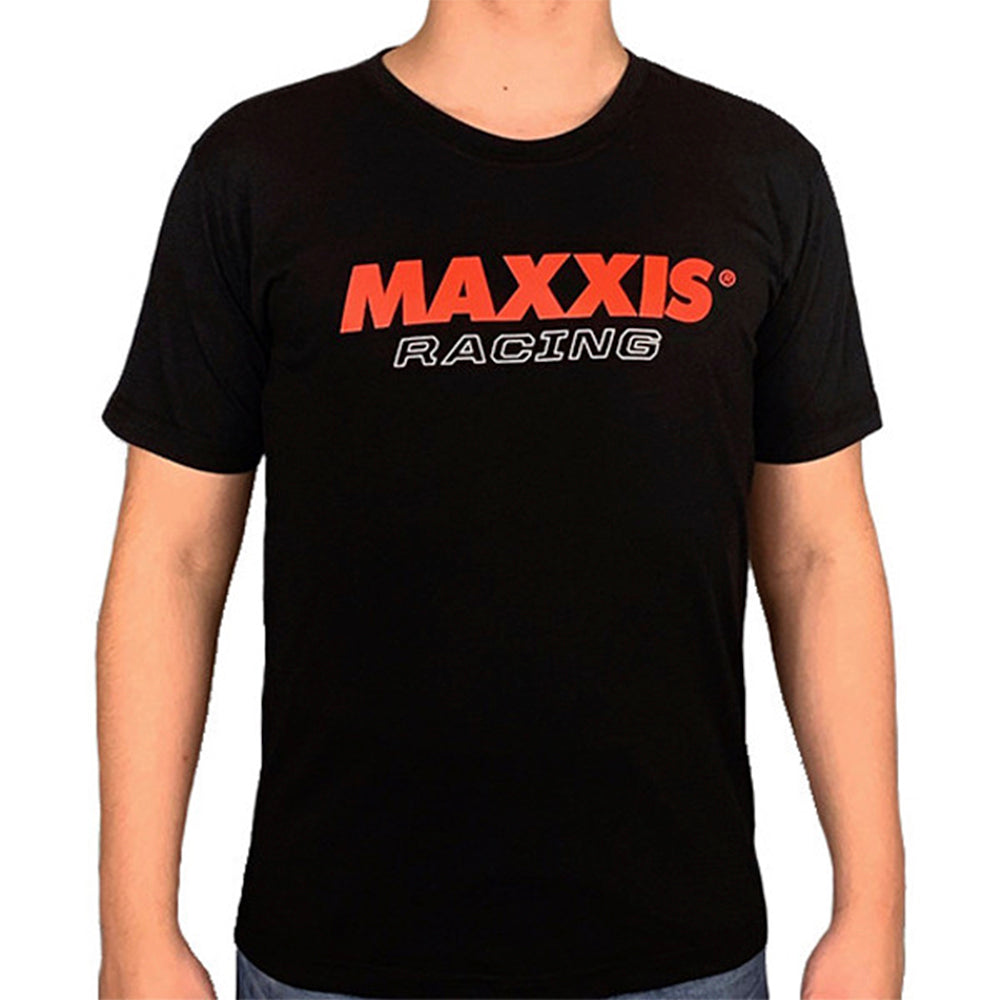 Playera Maxxis Negra Logo Naranja – Grande
