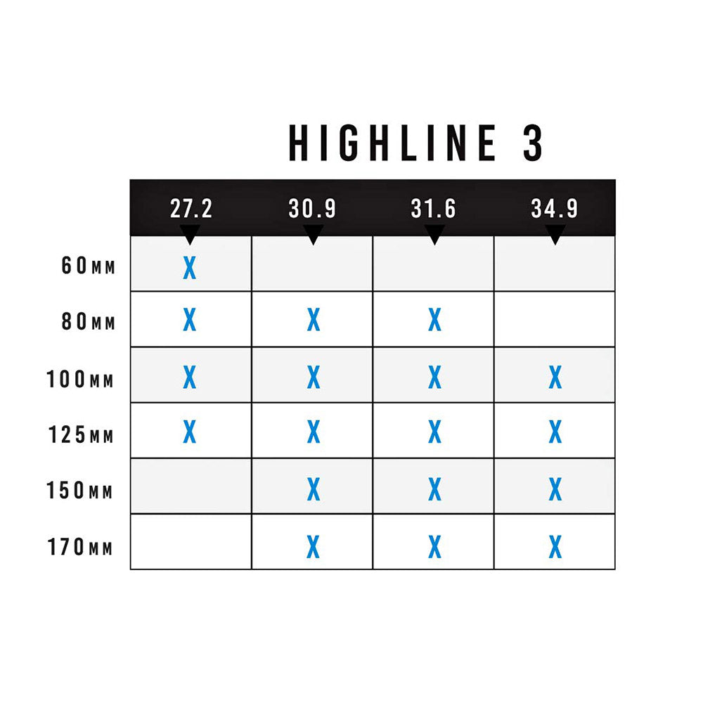 Poste Asiento Highline 3 – 150mm