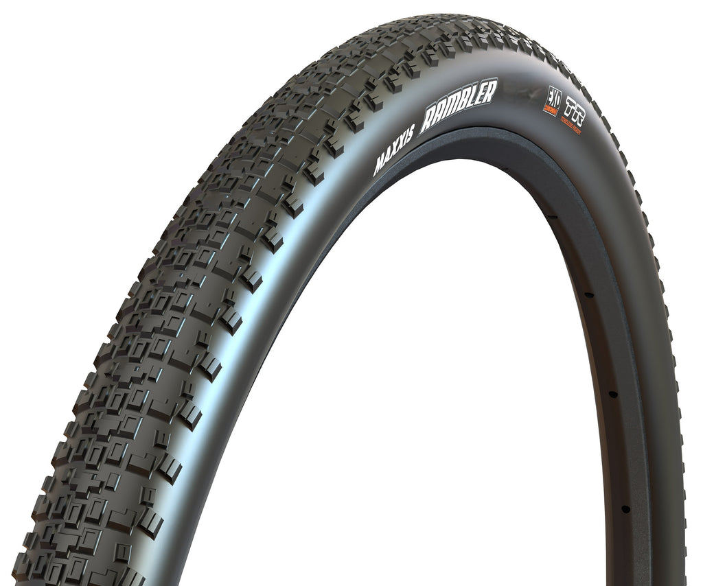 Llanta Maxxis Rambler V2 – 700x45C / Plegable / Negro / 120 TPI / Hypr-X/EXO/TR