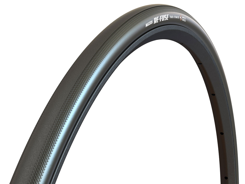 Llanta Maxxis Re-Fuse V3 – 700x28C / Plegable / Negro / 60 TPI / Maxxshield