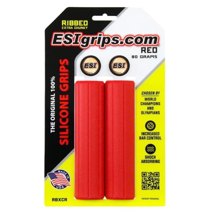 Puños Esigrips Ribbed Extra Chunky Rojo
