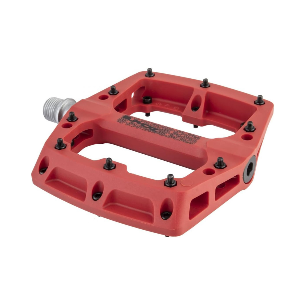 Pedales Supacaz Smash DH Thermopoly – Rojo