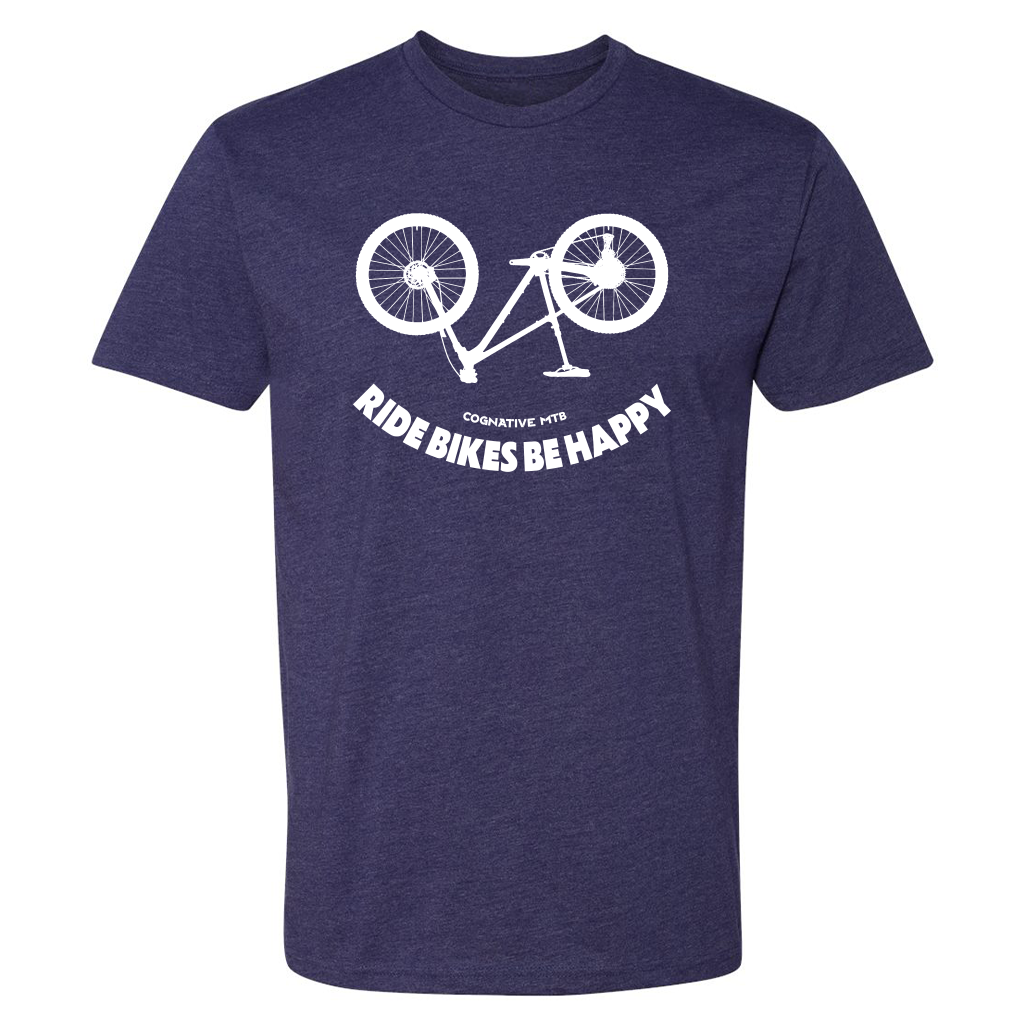 T-Shirt Cognative Ride Bikes Be Happy