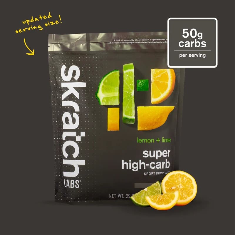 Skratch Labs Super High Carb Sport Drink Mix Lemon Lime 840gr
