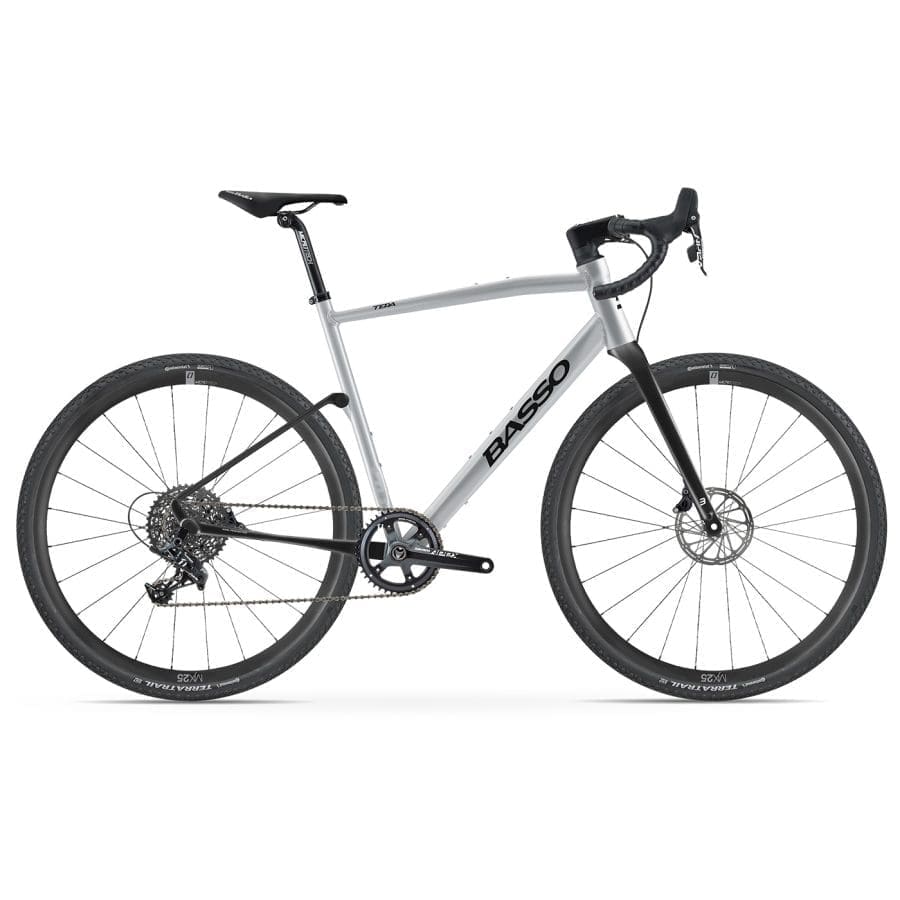 Bicicleta Basso Tera Gravel Silver L – SRAM APEX 1×11 – Microtech MX 25