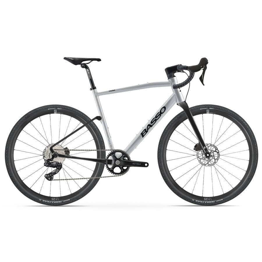 Bicicleta Basso Tera Gravel Silver S – Shimano GRX820 1×12 – Microtech MX 25