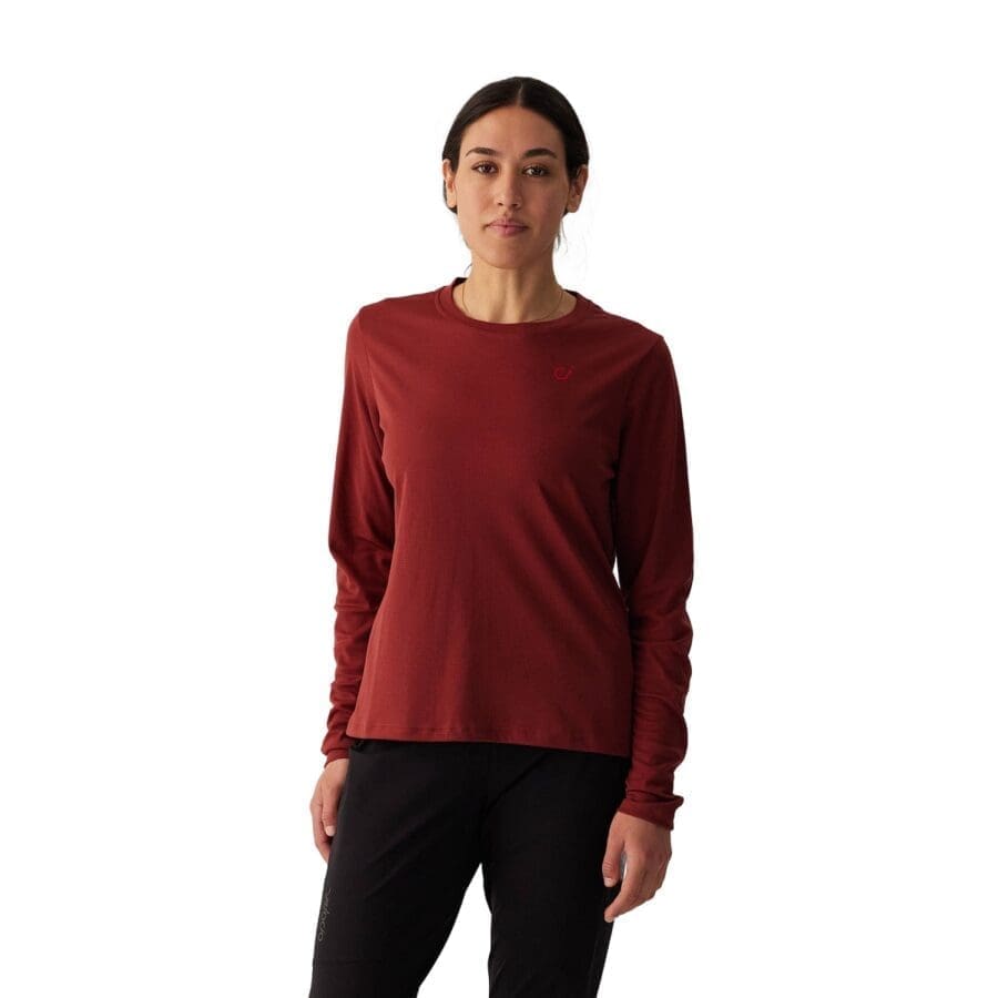 Jersey para dama Velocio Delta TRAIL Manga Larga Madder Brown XS