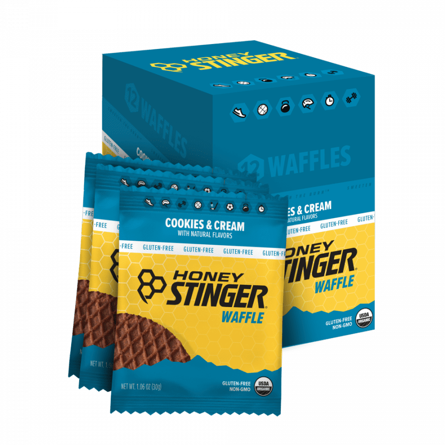 Honey Stinger Waffle Gluten Free Cookies & Cream c/12pz