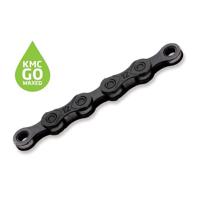 Cadena KMC 12v X12 Go WAX Negro 126E