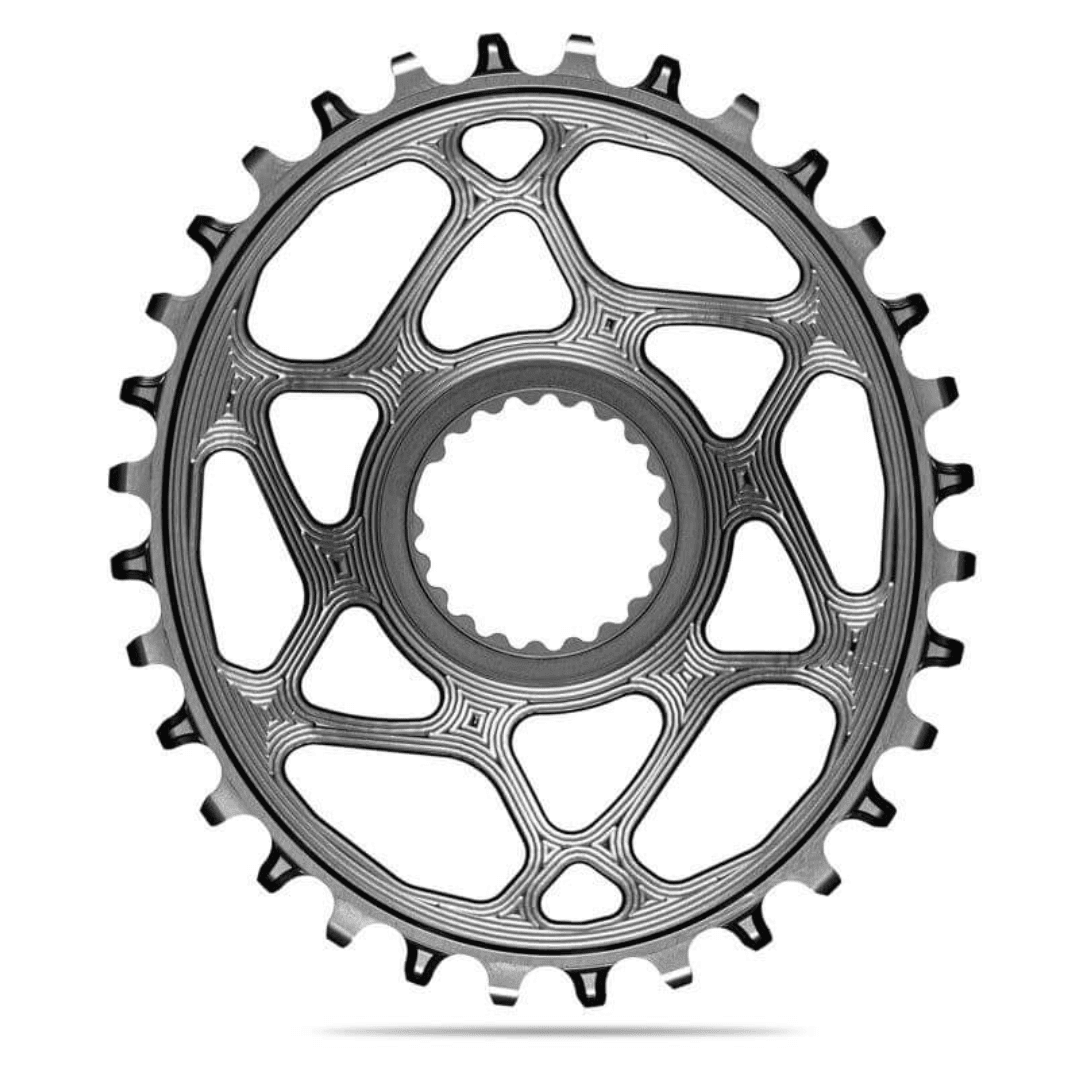 Absolute Black Oval Direct Mount Shimano 12V Black 30T