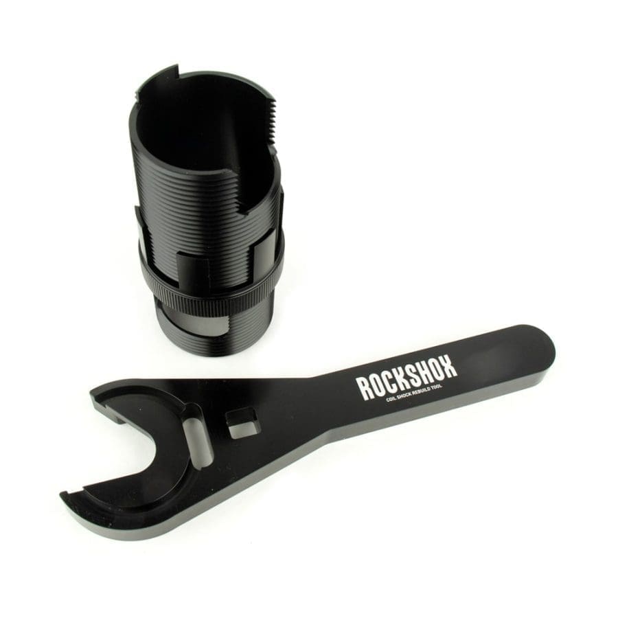 Herramienta Rockshox Compresora de resorte de shock trasero – SUPER DELUXE/DELUXE COIL B1(2023-2024), VIVID C1+ (2024+), VIVID COIL C1+ (2025+)